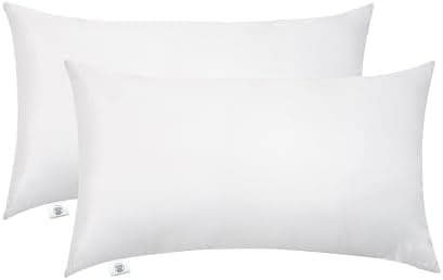 Kopfkissen 2er Set,.Telestar.Decorativ für Bett und Sofa, flauschige Polyster Füllkissen 40x40 cm
| Kopfkissen 2er Set,