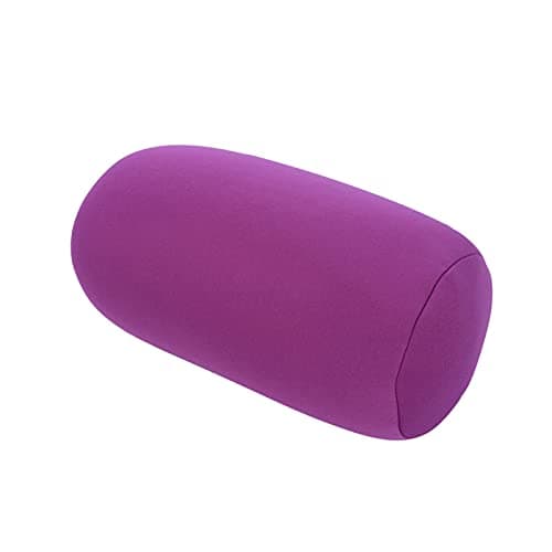 KIMISS Schwarz (Lila)           Mini Microbead Kissenrolle         für Reise und Zuhause            Helft beim Schlafen