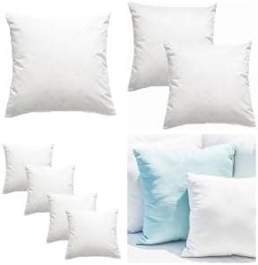 Luxusfeder Sofakissen für Bequemlichkeit und Komfort - Daunen Füllung 500g - 50x50 cm - 100% Baumwoll Bezug - Öko-Tex
|