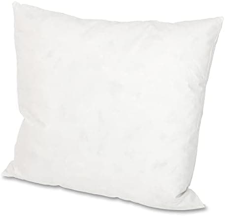 MSS e.K. Federkissen - 50 cm x 50 cm - 100% Baumwolle - milbenfrei - schadstoffgeprüft - NOMITE Zertifiziert