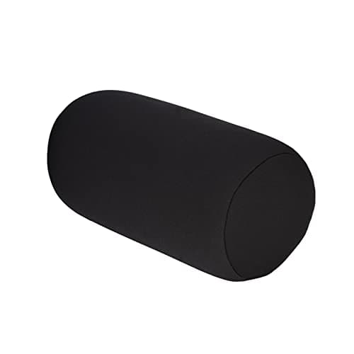 KIMISS Schwarz (Lila)           Mini Microbead Kissenrolle         für Reise und Zuhause            Helft beim Schlafen
