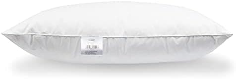 2er Set Premium Qualität Federkissen | Füllung: 1000 Gramm Gänsefedern | Bezug: 100% Baumwolle | 100% Natur Kissen 80x80