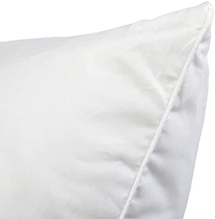 2er Set Premium Qualität Federkissen | Füllung: 1000 Gramm Gänsefedern | Bezug: 100% Baumwolle | 100% Natur Kissen 80x80