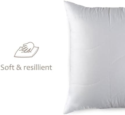 KALIOPE Allergiker Schlafkissen 40 x 80 cm - Höhenverstellbar, Waschbar, 2er Set