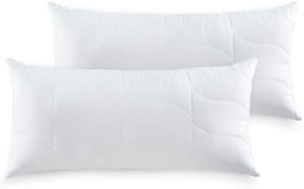 KALIOPE Allergiker Schlafkissen 40 x 80 cm - Höhenverstellbar, Waschbar, 2er Set