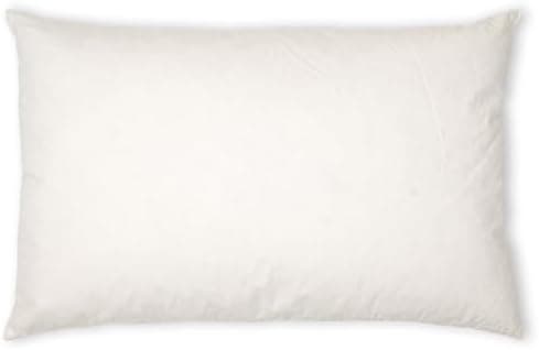 Federkissen 40x40cm, 340g Füllung, Baumwollbezug, Creme Farbe, Made in Germany