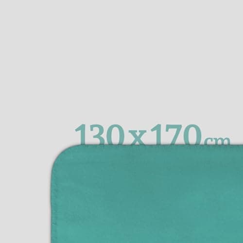 **Öko Tex warme Fleecedecke 130x170cm (Schwarz) - kuschelig und atmungsaktiv für den Wohnraum**
| **Kuscheldecke Fleece