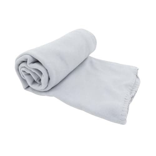 Uni Fleecedecke 130 x 170 cm Grau - Warm und bequem fürs ganze Jahr - Hochwertiger Materialwert - ![Hot-Search-Keyword]