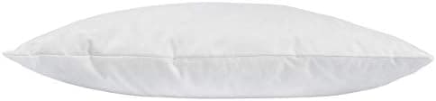 Traumschloss Kopfkissen Comfort 40x40cm - 100% Federn & feiner Baumwollbezug |(allergiefreundlich & waschbar) | Oeko-TEX