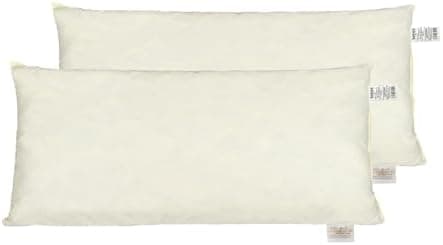 Beties „Publik“ Federkissen 2er Set -_waschbar -traditionell gefertigt -OEKO-TEX STANDARD 100