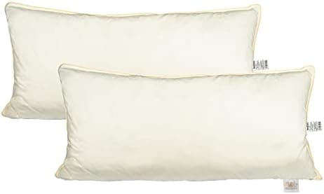 Beties „Publik“ Federkissen 2er Set -_waschbar -traditionell gefertigt -OEKO-TEX STANDARD 100