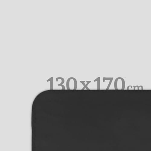 **Öko Tex warme Fleecedecke 130x170cm (Schwarz) - kuschelig und atmungsaktiv für den Wohnraum**
| **Kuscheldecke Fleece