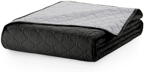 DecoKing Tagesdecke 260 x 280 Steel Silver Grey Dimgray Zweiseitig Pflegeleicht Axel