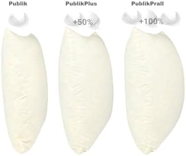 Beties „Publik“ Federkissen 2er Set -_waschbar -traditionell gefertigt -OEKO-TEX STANDARD 100