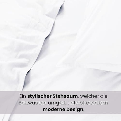 Wometo Bettwäsche Renforce Stone-Washed - Curry Gelb 100% Baumwolle OEKO-TEX Weich Modern Used-Look Leinen-Optik OEKO-TE