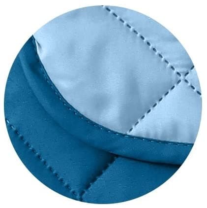 Wometo Microfaser Sommer Steppbett OekoTex - grün und hellgrün Kochfest -ideal für Camping und heiße Tage - 200x200 - oh