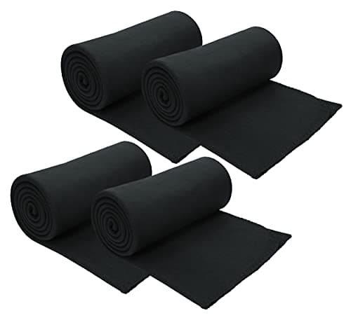 Betz Fleecedecke – weiche Wohndecke & Kuscheldecke – leicht, warm & pflegeleicht – Farbe Petrol 130x170 cm 180g/m²