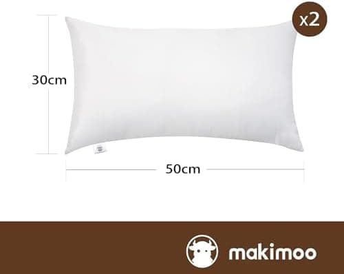 Kopfkissen 2er Set,.Telestar.Decorativ für Bett und Sofa, flauschige Polyster Füllkissen 40x40 cm
| Kopfkissen 2er Set,