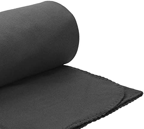 Betz Fleecedecke – weiche Wohndecke & Kuscheldecke – leicht, warm & pflegeleicht – Farbe Petrol 130x170 cm 180g/m²