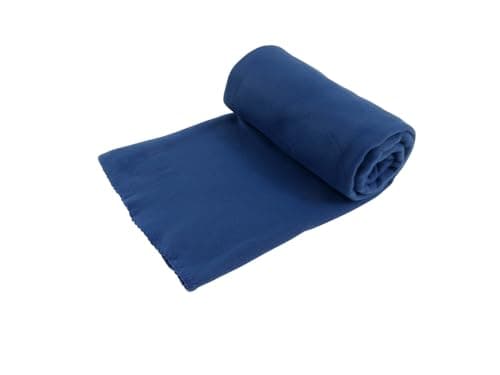 Uni Fleecedecke 130 x 170 cm Grau - Warm und bequem fürs ganze Jahr - Hochwertiger Materialwert - ![Hot-Search-Keyword]