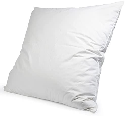 2er Set Premium Qualität Federkissen | Füllung: 1000 Gramm Gänsefedern | Bezug: 100% Baumwolle | 100% Natur Kissen 80x80