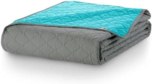 DecoKing Tagesdecke 260 x 280 Steel Silver Grey Dimgray Zweiseitig Pflegeleicht Axel
