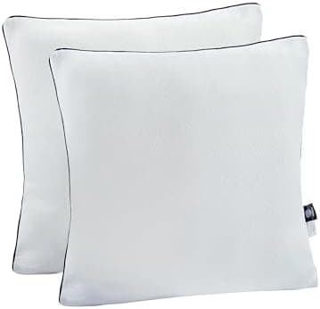 Kopfkissen 2er Set, super weich für Bett und Sofakissen, Mikrofasern
| 40 x 40 cm Kopfkissen 2er Set, wunderschöne Deko