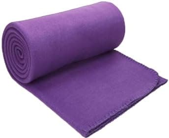 Betz Floßfleecedecke – Weiche & Kuschelig – Ideal für Wohnraum und Sofa – Leicht und wärmend – Farbe Dunkelrot 130x170 c