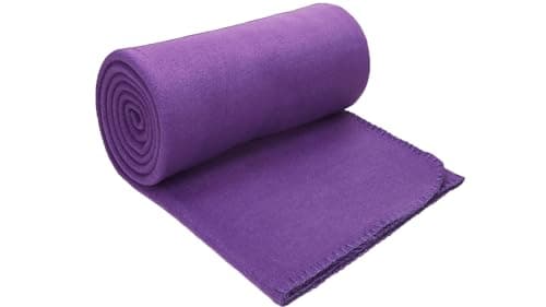 Betz Floßfleecedecke – Weiche & Kuschelig – Ideal für Wohnraum und Sofa – Leicht und wärmend – Farbe Dunkelrot 130x170 c