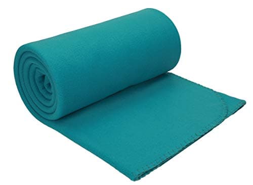 Betz Floßfleecedecke – Weiche & Kuschelig – Ideal für Wohnraum und Sofa – Leicht und wärmend – Farbe Dunkelrot 130x170 c