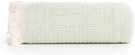 Todocama Mehrzweck-Tagesdecke - Beige Sand, 180 x 260 cm, Bett und Sofa Überwurf, Jarapas, Waffelstruktur, Multi-Use