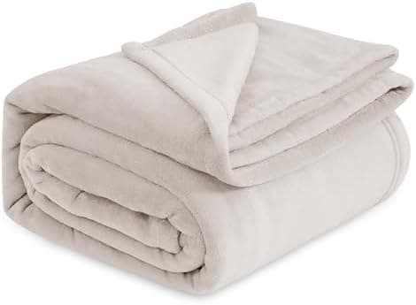 BEDSURE Wohndecke Warm Grau - Weich, Fleecedecke für Frauen, Couch Überwurf 150x200cm