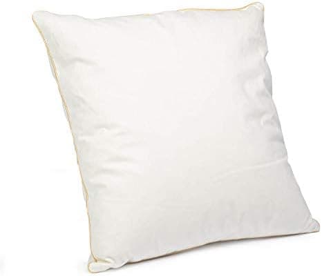Federkissen 40x40 cm | 300g Kissenfüllung 100% Federn | OekoTex Zertifikat | Baumwollbezug | comfort pillow 40x40cm | Oe