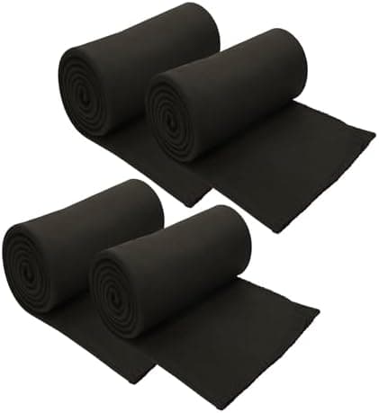 Betz Fleecedecke – weiche Wohndecke & Kuscheldecke – leicht, warm & pflegeleicht – Farbe Petrol 130x170 cm 180g/m²