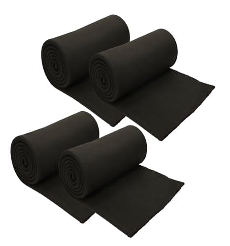 Betz Fleecedecke – weiche Wohndecke & Kuscheldecke – leicht, warm & pflegeleicht – Farbe Petrol 130x170 cm 180g/m²