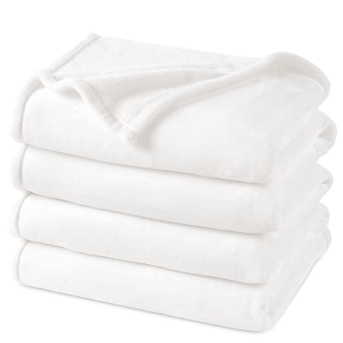 Oeko-Tex Weich Warm Kuscheldecke PHF Flauschig Fleecedecke 130x150cm - Beige, Couch, Sofa & Bett Überwurf