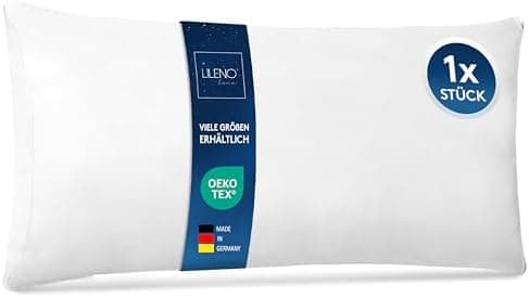 LILENO HOME 40x40 cm waschbares Kissenfüllmaterial - ideal für Allergiker und Couchkissen, Sofa Kissen, Cocktailkissen u