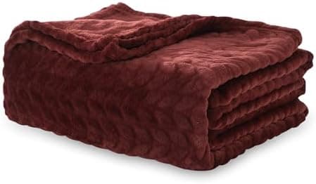 Winthome Kuscheldecke Flauschig Weich für Kinder geeignet, Warme Couchdecke Pflegeleicht, Kuschelige Fleecedecke für all