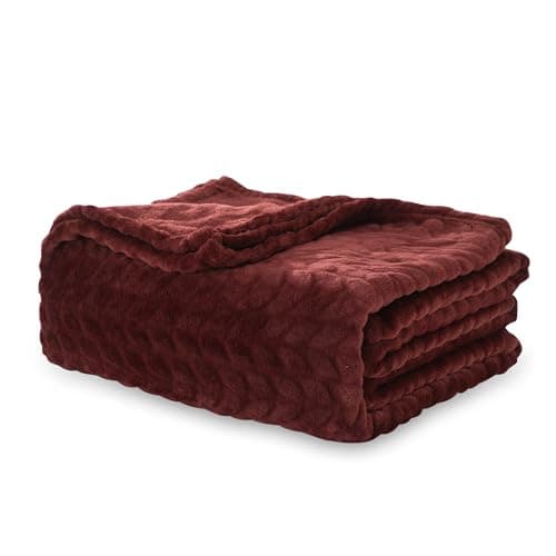 Winthome Kuscheldecke Flauschig Weich für Kinder geeignet, Warme Couchdecke Pflegeleicht, Kuschelige Fleecedecke für all