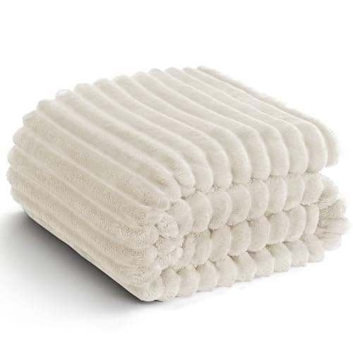 WAVVE Kuscheldecke Flauschig für Zimmer Deko, Sofadecke weicher Fleecedeckenausschnitt, Wohnraum Accessoire 130x150cm Gr