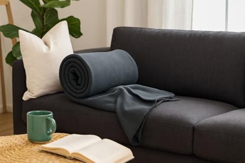 Betz Floßfleecedecke – Weiche & Kuschelig – Ideal für Wohnraum und Sofa – Leicht und wärmend – Farbe Dunkelrot 130x170 c