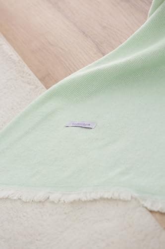 Todocama extra weiche Baumwolldecke Sandbeige, dekorativ für Sofa und Bett,softes Wohnzimmer und Schlafzimmer Accessoire