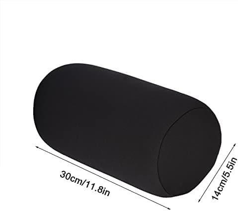 KIMISS Schwarz (Lila)           Mini Microbead Kissenrolle         für Reise und Zuhause            Helft beim Schlafen