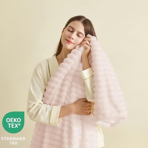 WAVVE Kuscheldecke Flauschig für Zimmer Deko, Sofadecke weicher Fleecedeckenausschnitt, Wohnraum Accessoire 130x150cm Gr