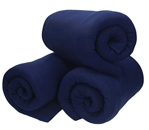 Betz Fleecedecke – weiche Wohndecke & Kuscheldecke – fürs Sofa & Bett – flauschig, leicht, wärmend & pflegeleicht – lila