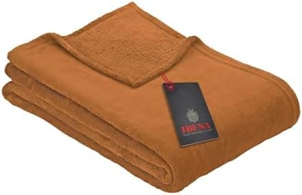 Ibena Kuscheldecke Olbia - flauschig, warm & waschbar, ideal für Kinder im Rose Farbton OEKO-TEX STANDARD 100  
Ibena Ku