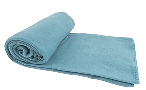 Uni Fleecedecke 130 x 170 cm Grau - Warm und bequem fürs ganze Jahr - Hochwertiger Materialwert - ![Hot-Search-Keyword]