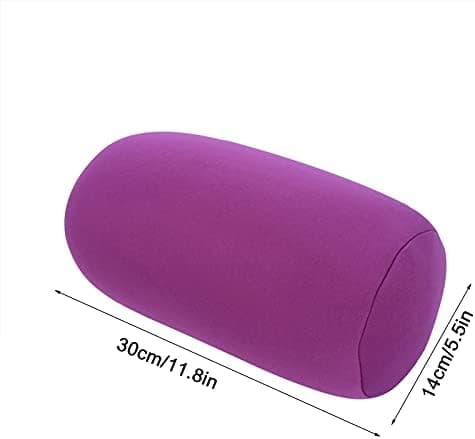 KIMISS Schwarz (Lila)           Mini Microbead Kissenrolle         für Reise und Zuhause            Helft beim Schlafen