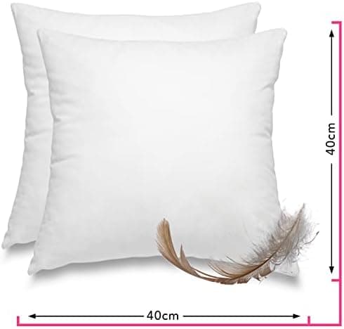 Wometo Premium-Line Oeko-TEX Feder- & Daunenkissen 85% Federn 15% Daunen 40x40 300 g Baumwolle Weiss