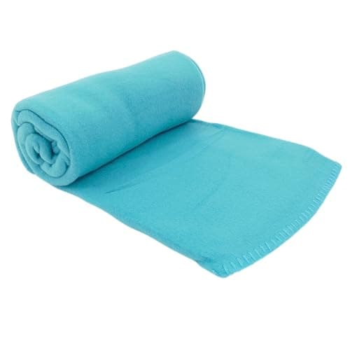 Uni Fleecedecke 130 x 170 cm Grau - Warm und bequem fürs ganze Jahr - Hochwertiger Materialwert - ![Hot-Search-Keyword]